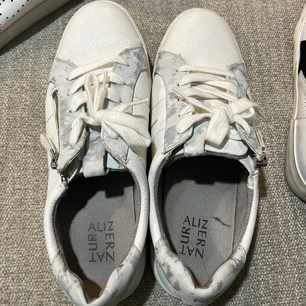 Naturalized Comfy white work or casual shoes